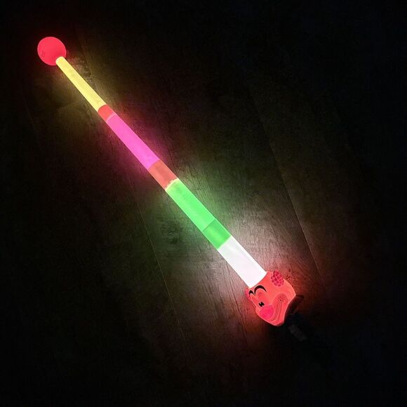 Vintage Rinco Clown Telescoping Colorful Circus Light Saber Rare Toy - Picture 7 of 7
